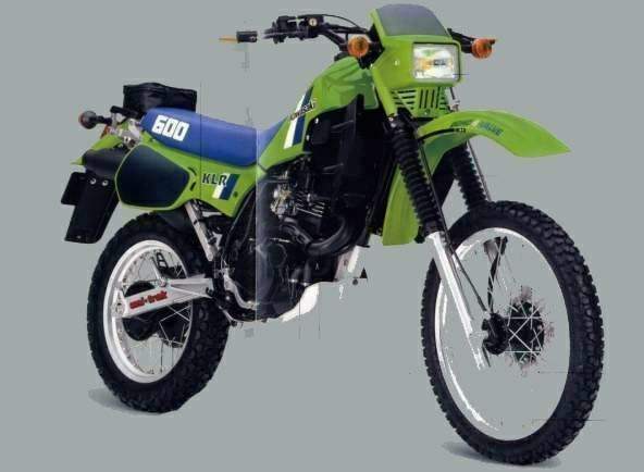 plisseret manipulere reductor Kawasaki KLR 600 (1984-85) technical specifications